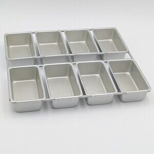 Wilton Mini Bread Loaf Aluminum Pan 6 Connected Loaves #2105-3844 Performance